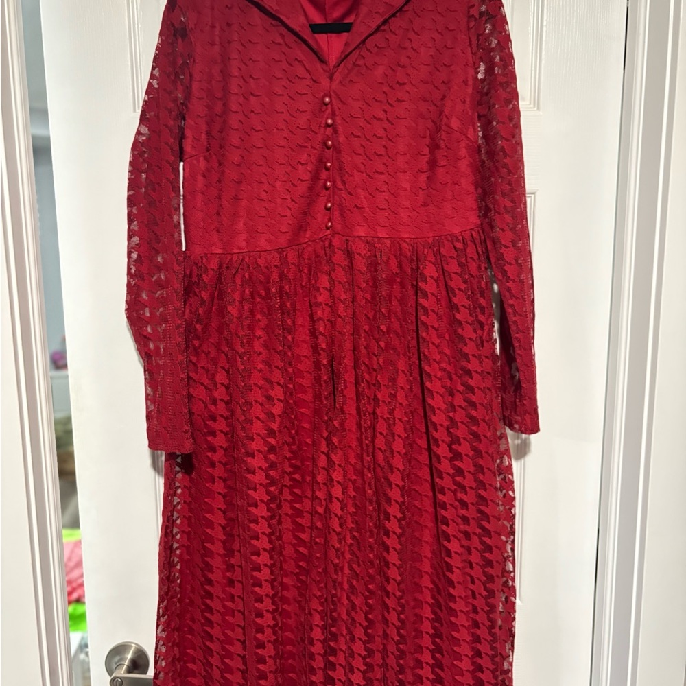 3/$25 Red Lace Dress